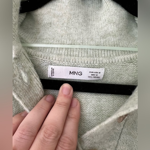 Mango green oversized sweater - Picture 4 of 4